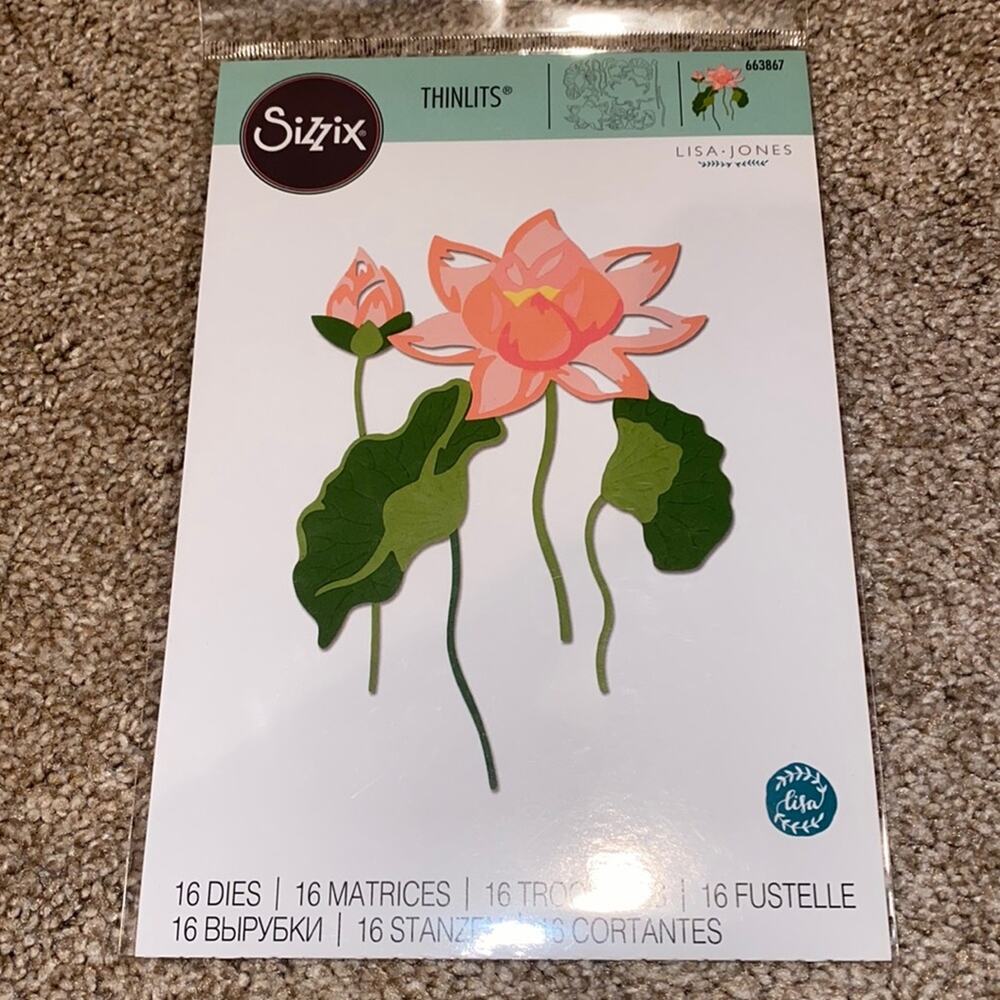 Sizzix Layer Water Flower Thinlits Dies